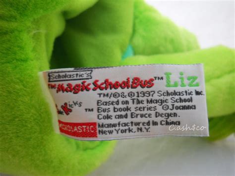 The Magic School Bus plush Liz hand puppet Scholastic RARE A45 ...