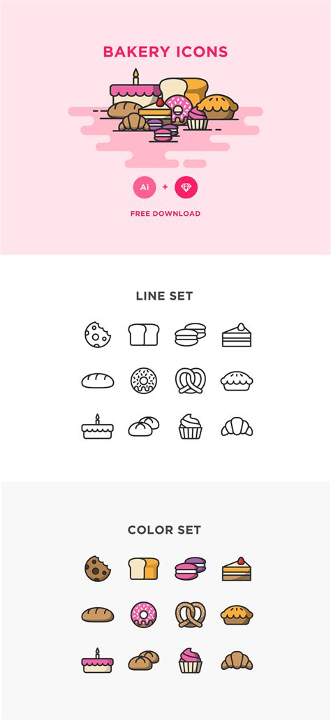 Free Bakery Icons Pack - Download Now