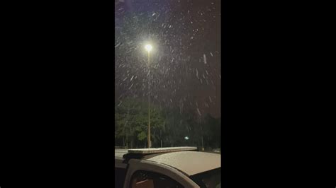 Florida snow flurries caught on camera in Okaloosa County ...