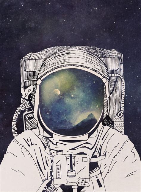 Dreaming Of Space Art Print by Tracie Andrews | Astronaut art, East end prints, Graphic art