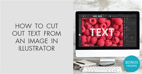 How to Cut Out Text from an Image in Illustrator