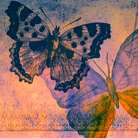 Butterfly Textured Scrapbook Paper Free Stock Photo - Public Domain Pictures