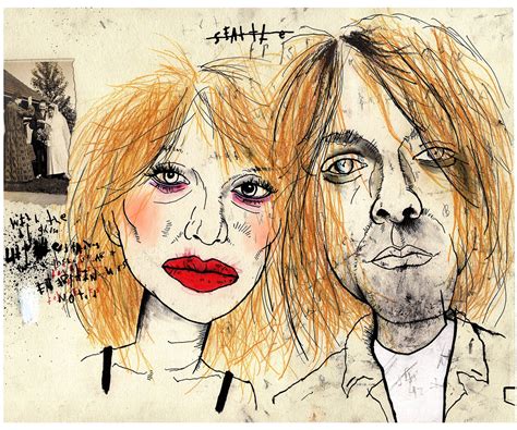 Kurt Cobain & Courtney Love fine Art Print - Etsy UK