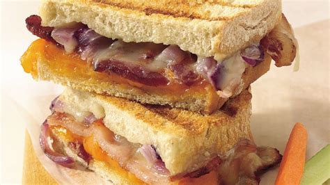 Grilled Double-Cheese and Bacon Sandwiches Recipe - Pillsbury.com