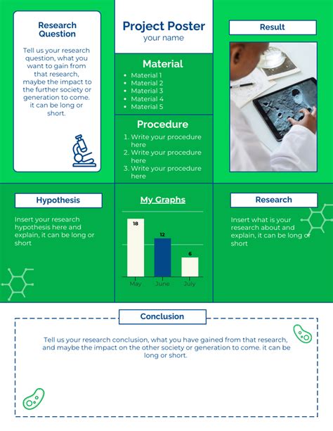 Green Science Project Poster - Venngage