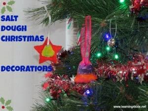 Salt Dough Christmas Decorations | Learning 4 Kids