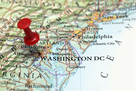 Where is Washington DC? Geography, Geology and Climate