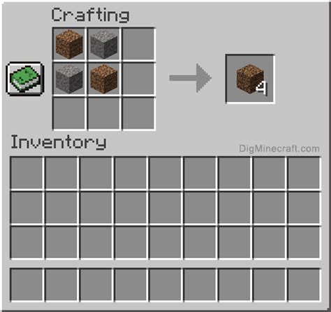 How to make Coarse Dirt in Minecraft