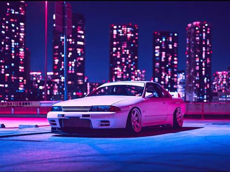 Nissan Skyline R32 Retrowave 4k - Free 4k Wallpapers - 40.000+ Free 4k ...