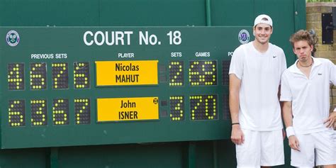 Top 20 Wimbledon Classics Since 2000: Isner vs Mahut, first round, 2010