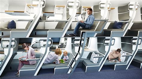 New Airplane Seat Design Allows Economy Class Passengers To Lie Down ...