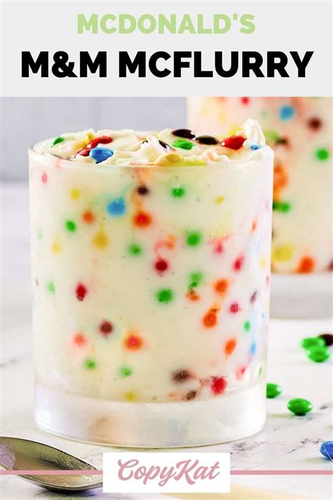 McDonald's M&M McFlurry - CopyKat Recipes