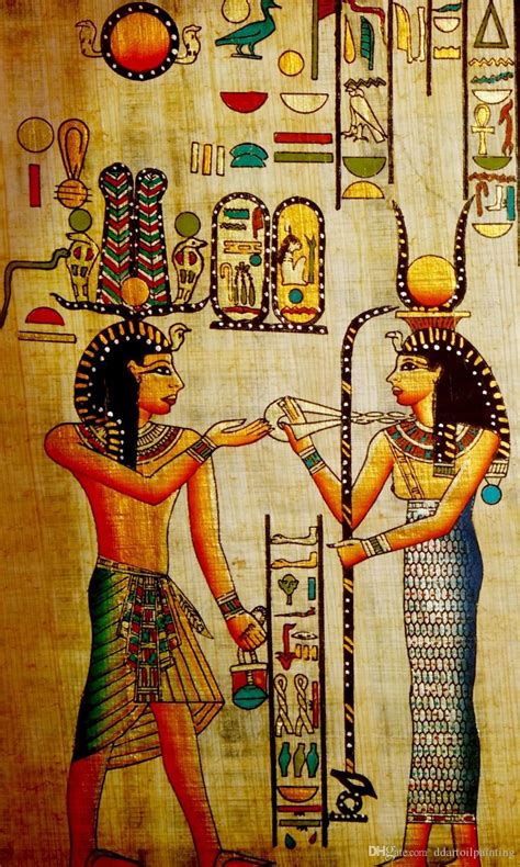 Egyptian Papyrus Painting Value at PaintingValley.com | Explore ...