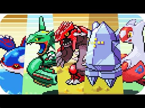 Pokemon Ruby & Sapphire - All Legendary Pokémon Battles (1080p60) - YouTube