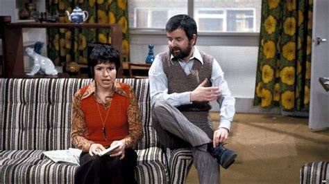 Brigit Forsyth and Rodney Bewes in Whatever Happened to the Likely Lads. BBC Television, 1974 ...