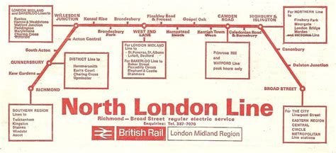 Map from the 70's. This doesn't include the extension to North Woolwich which was added after ...