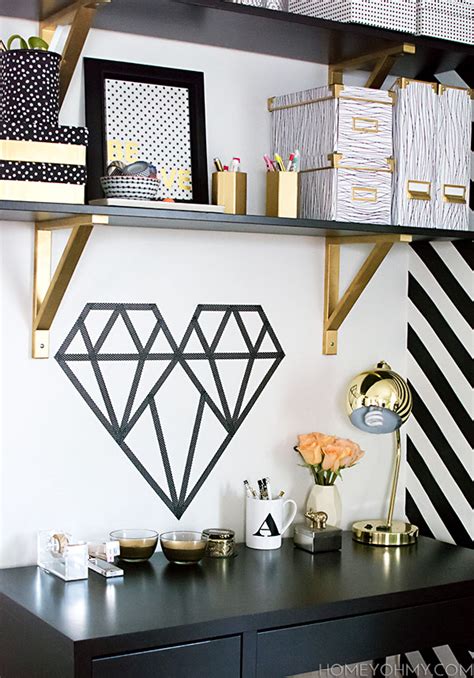 20+ DIY Washi Tape Wall Art Ideas