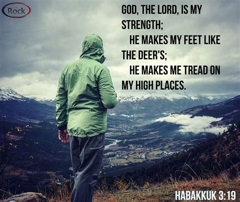 Habakkuk 3:19 | Habakkuk 3 19, Scripture, Natural landmarks