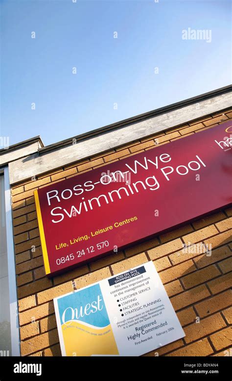 Swimming Pool, Ross on Wye Stock Photo - Alamy