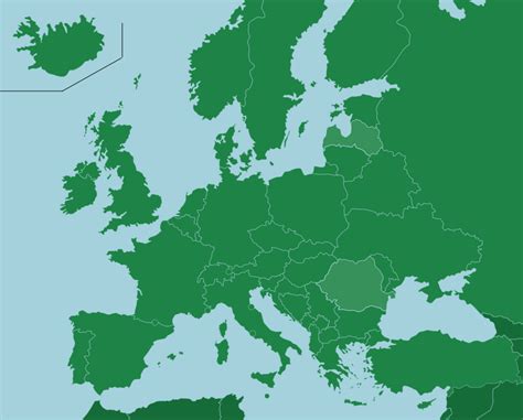 Free Large Map of Europe Quiz | World Map With Countries