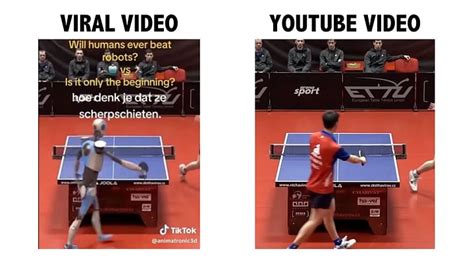 Fact-Check | This Video Showing Robot Playing a Table Tennis Match With ...