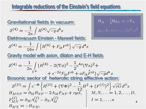 PPT - Solving Einstein's field equations PowerPoint Presentation, free download - ID:5153049