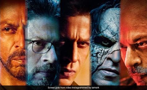 Jawan New Poster: The Curious Case Of Shah Rukh Khan And His Many Faces - Thelocalreport.in