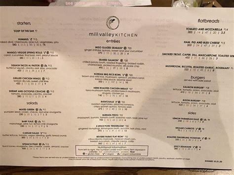 Online Menu of Mill Valley Kitchen Restaurant, St. Louis Park ...