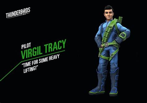 Virgil Tracy-Pilot TB2 | Thunderbirds are go, Gerry anderson, Thunderbird