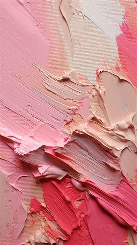 Pink and beige paint | Flower phone wallpaper, Phone wallpaper patterns ...