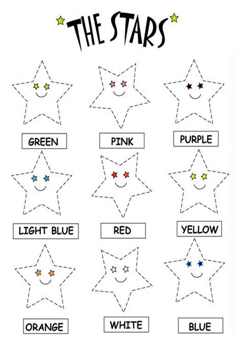 Free Printable Star Student Worksheets