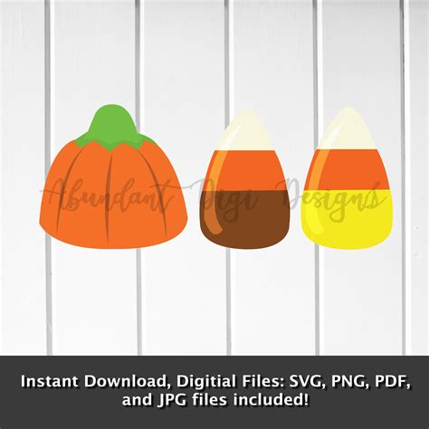 Candy Corn Clipart Halloween Candy Fall Digital Download - Etsy