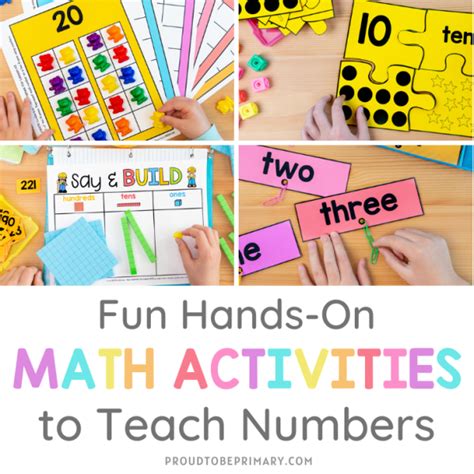 Fun Hands-On Math Activities to Teach Number Concepts in K-2