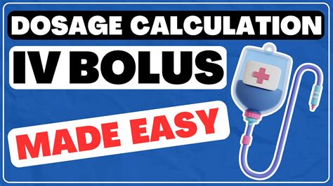 03 - IV Bolus Exercises - Dosage Calculations (Med Math) MADE EASY for ...