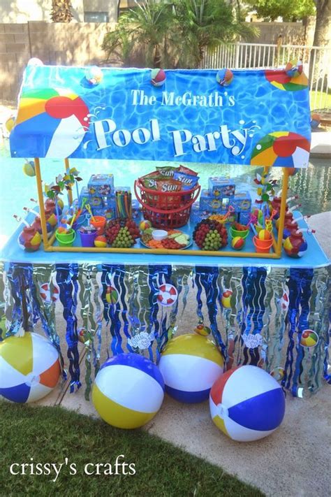 Pin on Pool party ideas