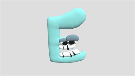 E (Russian Alphabet Lore) - Download Free 3D model by aniandronic ...