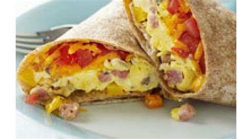 Breakfast Wrap Visual Recipe