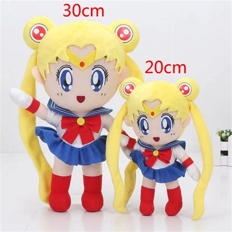 30cm Japanese Anime Sailor Moon Doll Plush Figure Sailor Moon Stuffed Plush Doll Girls Toys -in ...