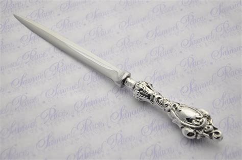 Huge Heavy Ornate Pattern Sterling Silver Letter Opener Birmingham 1901 Gift Boxed – The ...