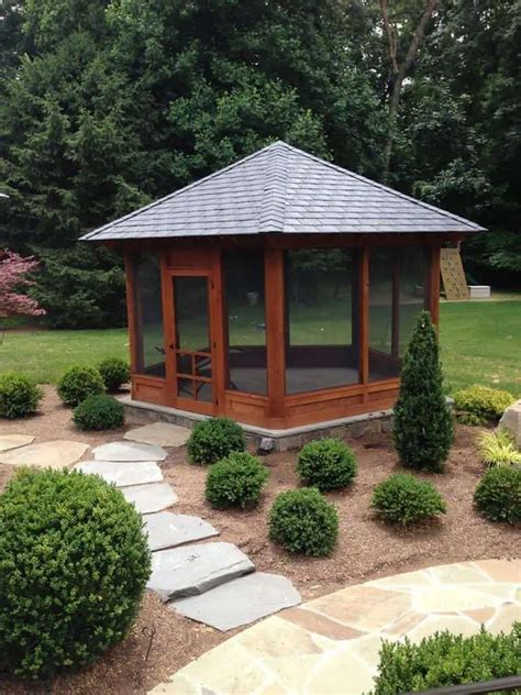 20+ Screened Gazebo Designs and Ideas - Home Awakening