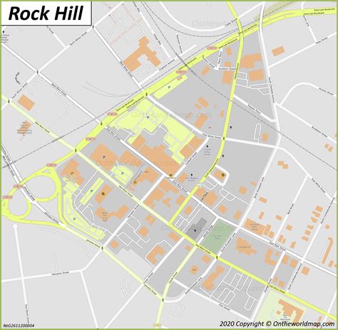 Rock Hill Map | South Carolina, U.S. | Maps of Rock Hill