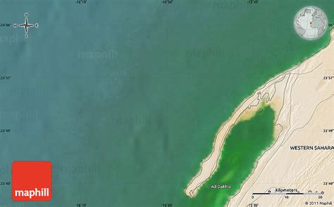 Satellite Map of Ad Dakhla