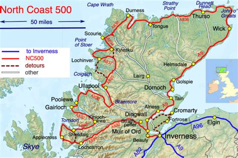 NC500 | Route Map & Destination Ideas [Updated 2024]