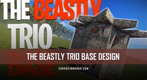 Beastly Trio RUST Base Design (2018) - Trio Base Designs