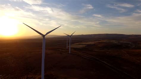 Dusk Wind Farm landscape image - Free stock photo - Public Domain photo - CC0 Images