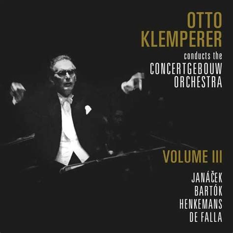 Otto Klemperer conducts Concertgebouw Orchestra vol.3 (24/44 FLAC ...