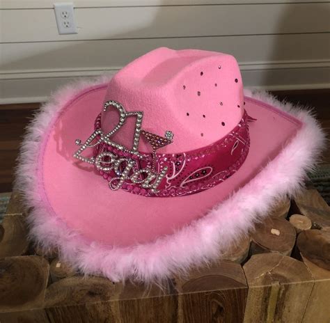 Pink Cowboy Birthday Hat | Birthday hat, Cowboy birthday, Pink cowboy hat