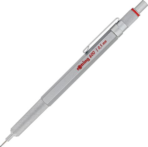 Amazon.com : rOtring 600 Mechanical Pencil, 0.5 mm, Silver : Office Products