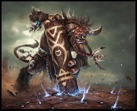 Tauren Warrior by AlexanderExorcist on DeviantArt