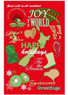 New Zealand Christmas Card All Things New, Christmas Art, Christmas ...